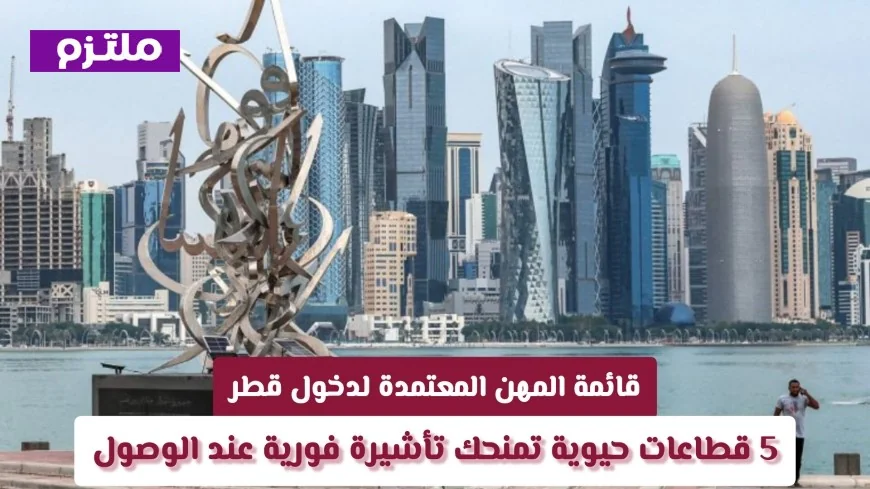 أفضل المهن لدخول قطر: اكتشف 5 قطاعات حيوية تمنح تأشيرة فورية عند الوصول
