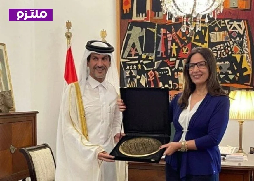 سفير قطر يشدد على أهمية حضور وزيرة الثقافة لمعرض الدوحة الدولي للكتاب وافتتاح سور الأزبكية