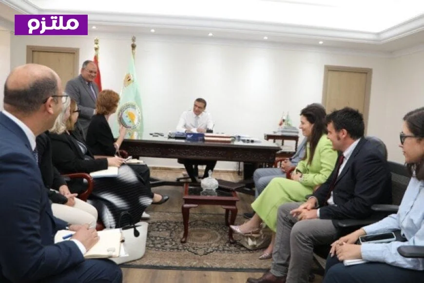 وزير الزراعة يناقش مع وفد الاتحاد الأوروبي والوكالة الإيطالية سبل تعزيز الأمن الغذائي في البلاد