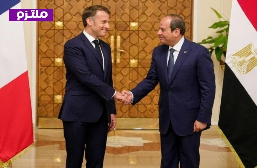 الرئيس السيسي والرئيس الفرنسي يشددان على ضرورة الاستقرار والسلام في لبنان