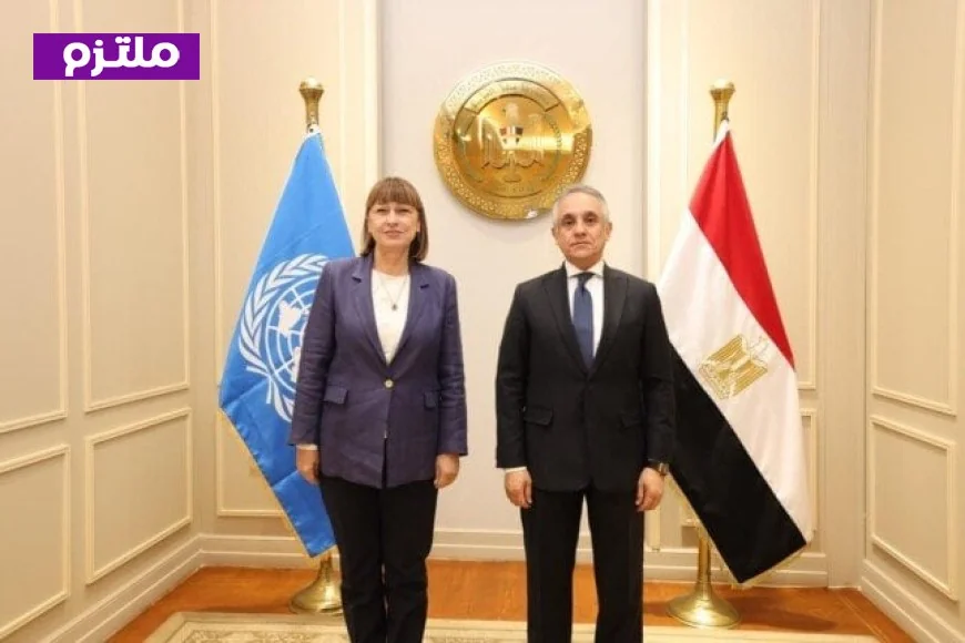 وزير العدل يبحث سبل تعزيز التعاون مع المنسقة المقيمة للأمم المتحدة في مصر