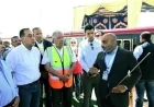 رئيس الوزراء يزور مجمع ألستوم الصناعي في برج العرب الجديدة للتأكد من سير العمل