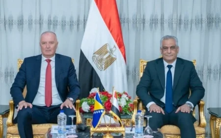 تعزيز التعاون الصناعي والدفاعي بين مصر وبوسنيا من خلال مباحثات رسمية