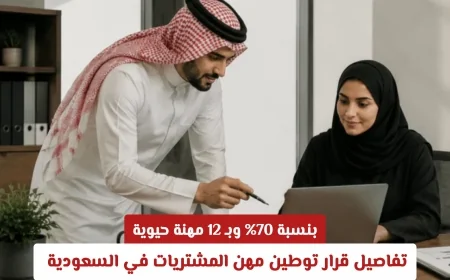 تعرف على تفاصيل قرار توطين مهن المشتريات في السعودية بنسبة 70٪ و12 مهنة حيوية