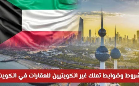 دليل شامل لتملك العقارات في الكويت لغير الكويتيين