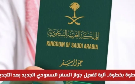 كيفية تفعيل جواز السفر السعودي الجديد بعد التجديد خطوة بخطوة