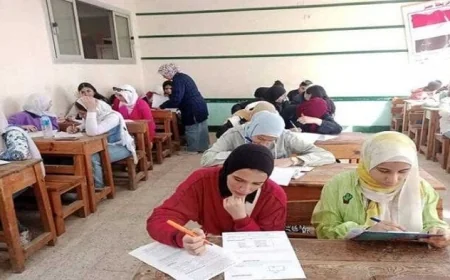 الجبر والإحصاء والتربية الدينية في اليوم الثاني من امتحانات إعدادية الجيزة 2026