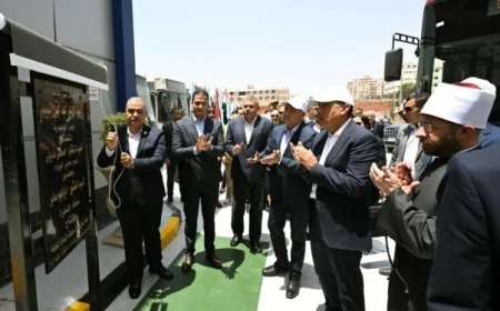 مدبولي يطلق محطة تموين سيارات جديدة في محافظة القاهرة للتحول الرقمي
