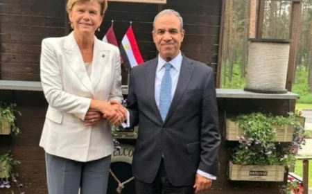 وزير الخارجية يسلط الضوء على ضرورة إنشاء مجلس أعمال مصري لاتفي لتعزيز التواصل الاقتصادي