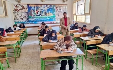 دليل شامل لتوزيع درجات أعمال السنة الصف الثاني الإعدادي 2026 والمجموع الكلي