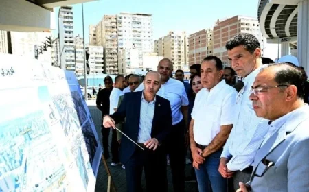 رئيس الوزراء يدشن كوبري الفريق أول سليمان عزت في الإسكندرية تعزيزاً للبنية التحتية