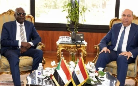 وزير الطيران المدني يلتقي بنظيره السوداني لتعزيز تطوير المطارات والملاحة الجوية في السودان