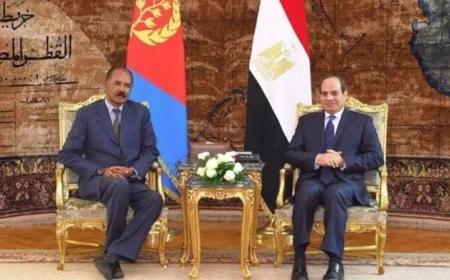 الرئيس السيسي يستضيف نظيره الإريتري أسياس أفورقي في زيارة مهمة اليوم