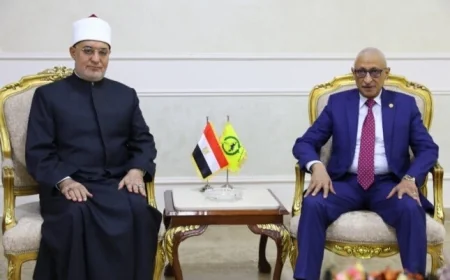محافظ شمال سيناء يلتقي مفتي الجمهورية لتعزيز سُبل التعاون المشترك