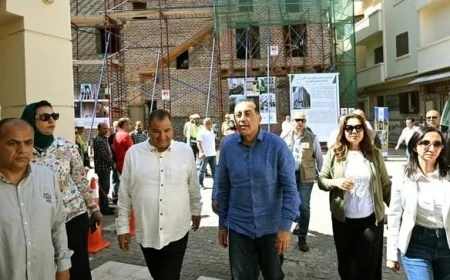 رئيس الوزراء يزور متحف رشيد القومي للاطلاع على أعمال الترميم والإحياء