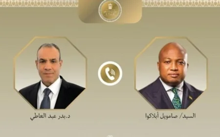 وزير الخارجية المصري يبرز تعاون بلاده مع غانا في مكافحة الإرهاب في غرب إفريقيا والساحل