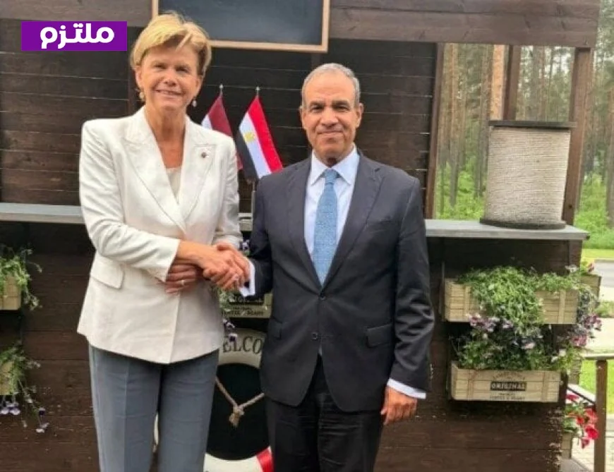 وزير الخارجية يسلط الضوء على ضرورة إنشاء مجلس أعمال مصري لاتفي لتعزيز التواصل الاقتصادي