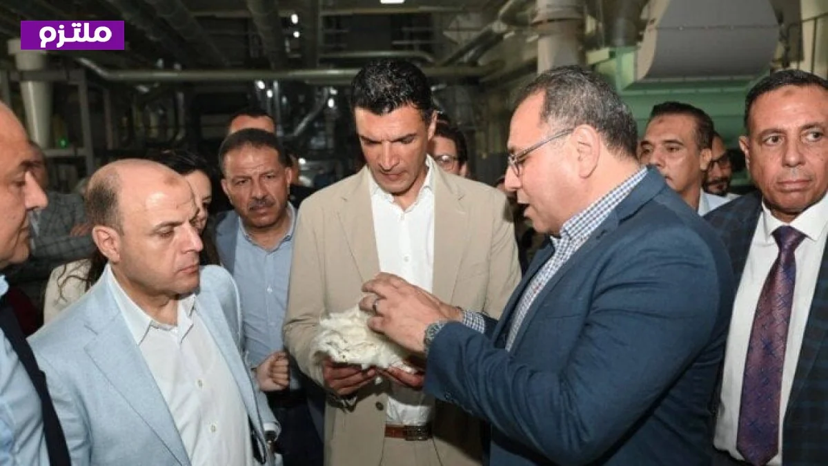جولة وزير الصناعة تبدأ بتفقد مصانع شركة مصر للغزل والنسيج في المحلة الكبرى