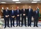 تهاني علي عبد العال وأحمد ضيف لرئيس هيئة قضايا الدولة بعد تعيينه الجديد