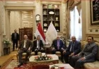 وزير شؤون المجالس النيابية يستقبل رئيس محكمة النقض لتهنئته بالمنصب الجديد