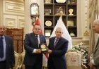 رئيس الوطنية للانتخابات يقدم التهاني لرئيس محكمة النقض بمناسبة بداية مهامه الجديدة