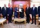 المستشار حازم بدوي يقدم التهاني لرئيسة النيابة الإدارية بمناسبة توليها المنصب الجديد