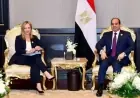 رئيسة وزراء إيطاليا تعبر عن دعمها لرؤية الرئيس السيسي في تعزيز العلاقات بين القاهرة وروما