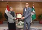 عميد حقوق العاصمة يهنئ رئيس هيئة قضايا الدولة الجديد بترقيته إلى المنصب الرفيع