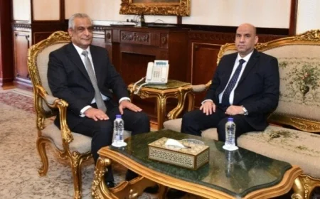 وزير الإنتاج الحربي ووزير العمل يناقشان تعزيز التعاون في التدريب المهني