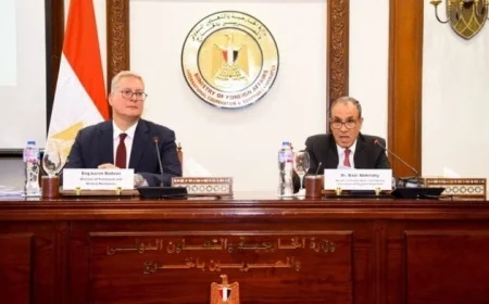 وزير الخارجية ووزير البترول يناقشان مع سفراء الدول الأجنبية فرص استثمارية واعدة في الطاقة والثروة المعدنية