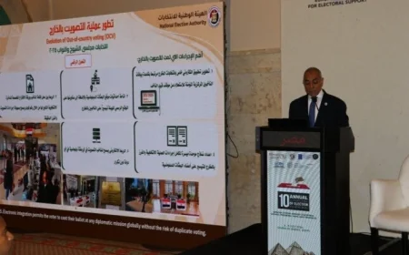 القاضي أحمد بنداري يؤكد نجاح مصر في تمكين المواطنين بالخارج للمشاركة في الانتخابات