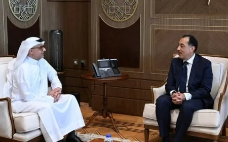 مدبولي يلتقي برئيس مدن القابضة لبحث آخر مستجدات مشروعات تطوير رأس الحكمة