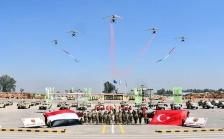 بدء تدريبات العُقاب الذهبي المشتركة بين مصر وتركيا لتعزيز التعاون العسكري