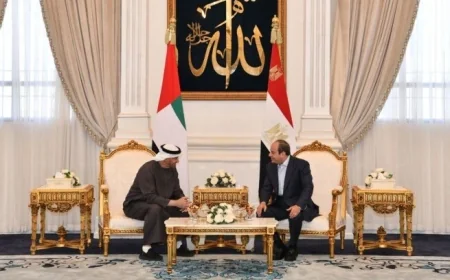 قمة تاريخية بين مصر والإمارات في العلمين لمناقشة أزمات الشرق الأوسط برئاسة السيسي ومحمد بن زايد