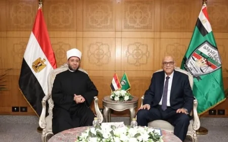 وزير الأوقاف يقدم التهاني لرئيس هيئة قضايا الدولة الجديد في أول لقاء رسمي له