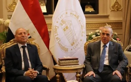 محافظ القاهرة يبارك لرئيس محكمة النقض بمناسبة بداية ولايته الجديدة