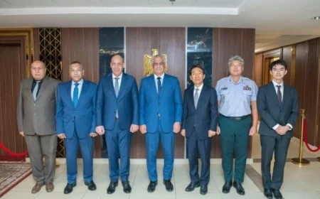 وزير الإنتاج الحربي يستعرض سبل تعزيز التعاون مع سفير كوريا الجنوبية