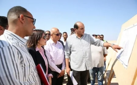 وزيرة الإسكان تتفقد مشاريع تطوير علم الروم وتفاصيل العمل بالأراضي البديلة