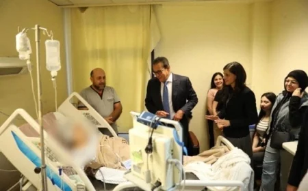 زيارة مميزة لوزير الصحة والوزيرة الفرنسية للشؤون الفرانكفونية لمستشفى جوستاف روسي