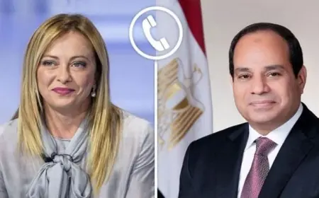الرئيس السيسي وميلوني يناقشان تعزيز الشراكة الاقتصادية وزيادة الاستثمارات بين مصر وإيطاليا