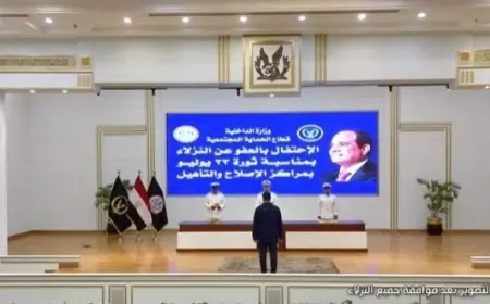 الإفراج عن 1214 نزيلاً بمناسبة ذكرى 23 يوليو من خلال العفو الرئاسي