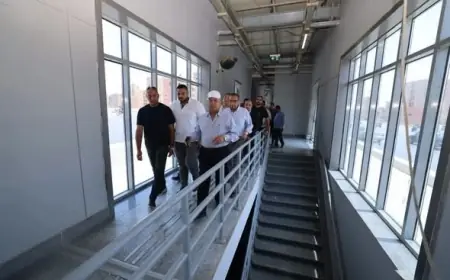 وزير النقل يزور المرحلة الثانية من مشروع الأتوبيس الترددي السريع BRT لتفقد جاهزيتها