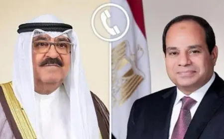 الرئيس السيسي يؤكد دعم مصر القوي للكويت ويرفض محاولات انتهاك سيادتها