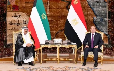 أمير الكويت يشيد بدور مصر الداعم في مواجهة التحديات الإقليمية الحالية