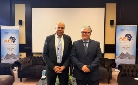 وزير الطيران المدني يناقش خطة تطوير الطيران المدني في إفريقيا مع سكرتير عام الإيكاو