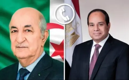 الرئيس السيسي يبعث تعازيه للرئيس الجزائري في ضحايا الحرائق ويؤكد دعم مصر الكامل للجزائر