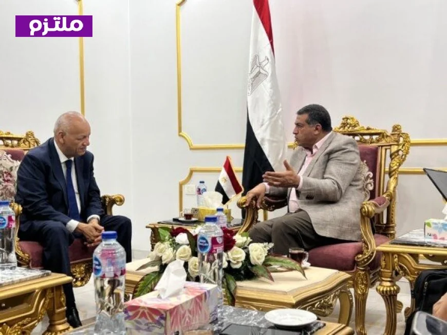 محافظ قنا يستقبل النائب مصطفى بكري ورجل أعمال يتبرع بمستشفى متكامل لعلاج الأورام في أبوتشت بتكلفة 750 مليون جنيه