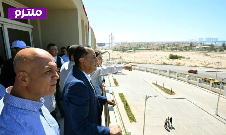رئيس الوزراء يزور مشروع مارينا 8 ويطلع على تقدم الأعمال في قرية مارينا السياحية