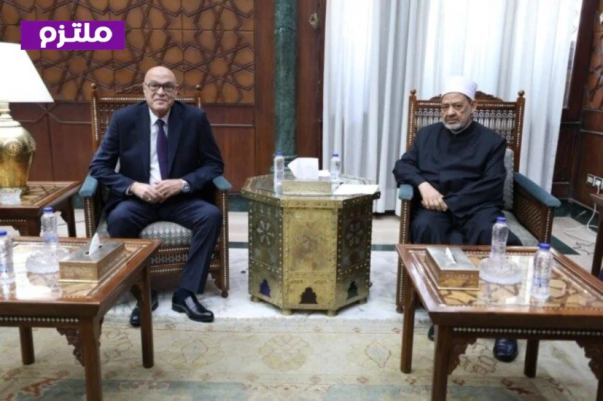 شيخ الأزهر يرحب برئيس هيئة قضايا الدولة ويهنئه في منصبه الجديد