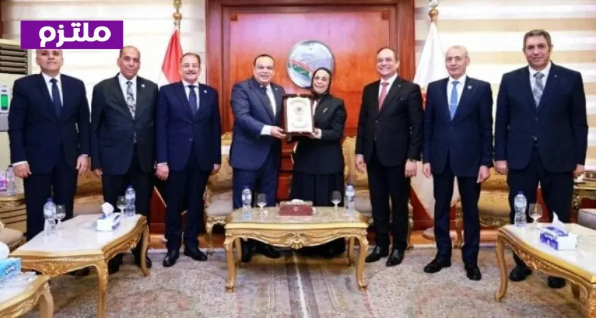 المستشار حازم بدوي يقدم التهاني لرئيسة النيابة الإدارية بمناسبة توليها المنصب الجديد